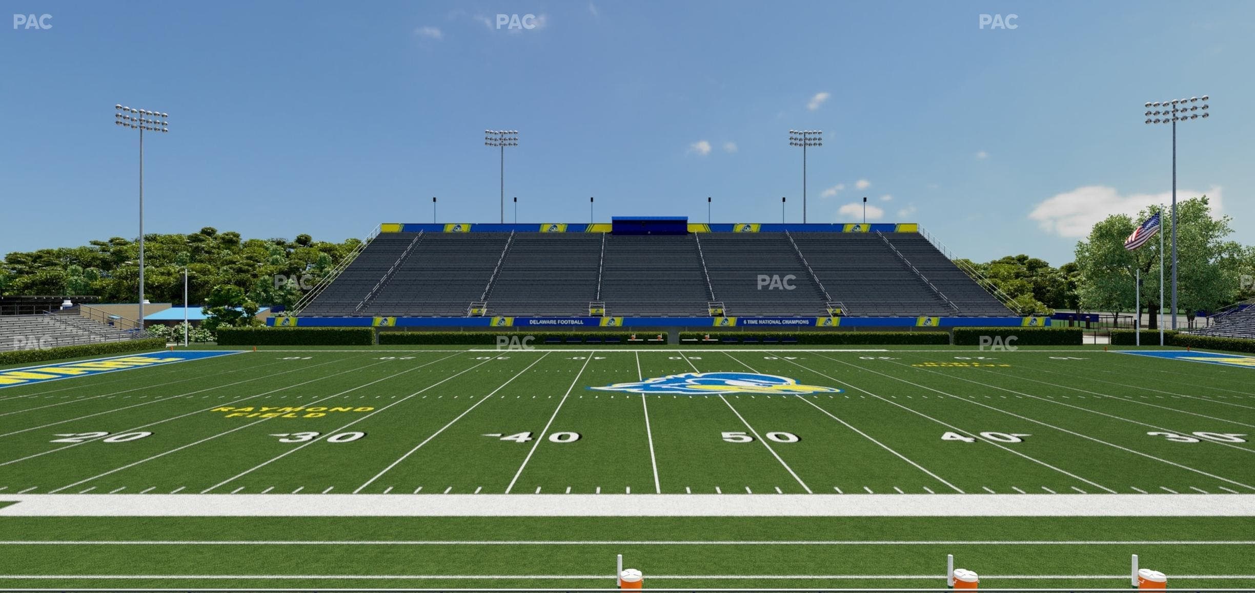 Delaware Stadium - Section Loge 106 Seat View