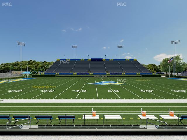 Delaware Stadium - Section Loge 106 Seat View