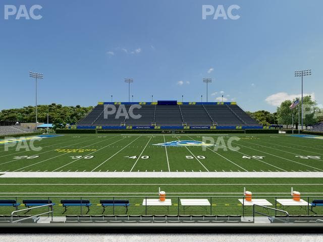 Delaware Stadium - Section Loge 106 Seat View