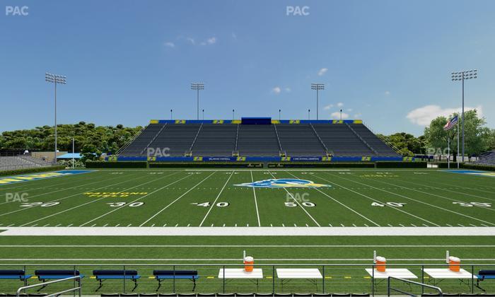 Delaware Stadium - Section Loge 106 Seat View