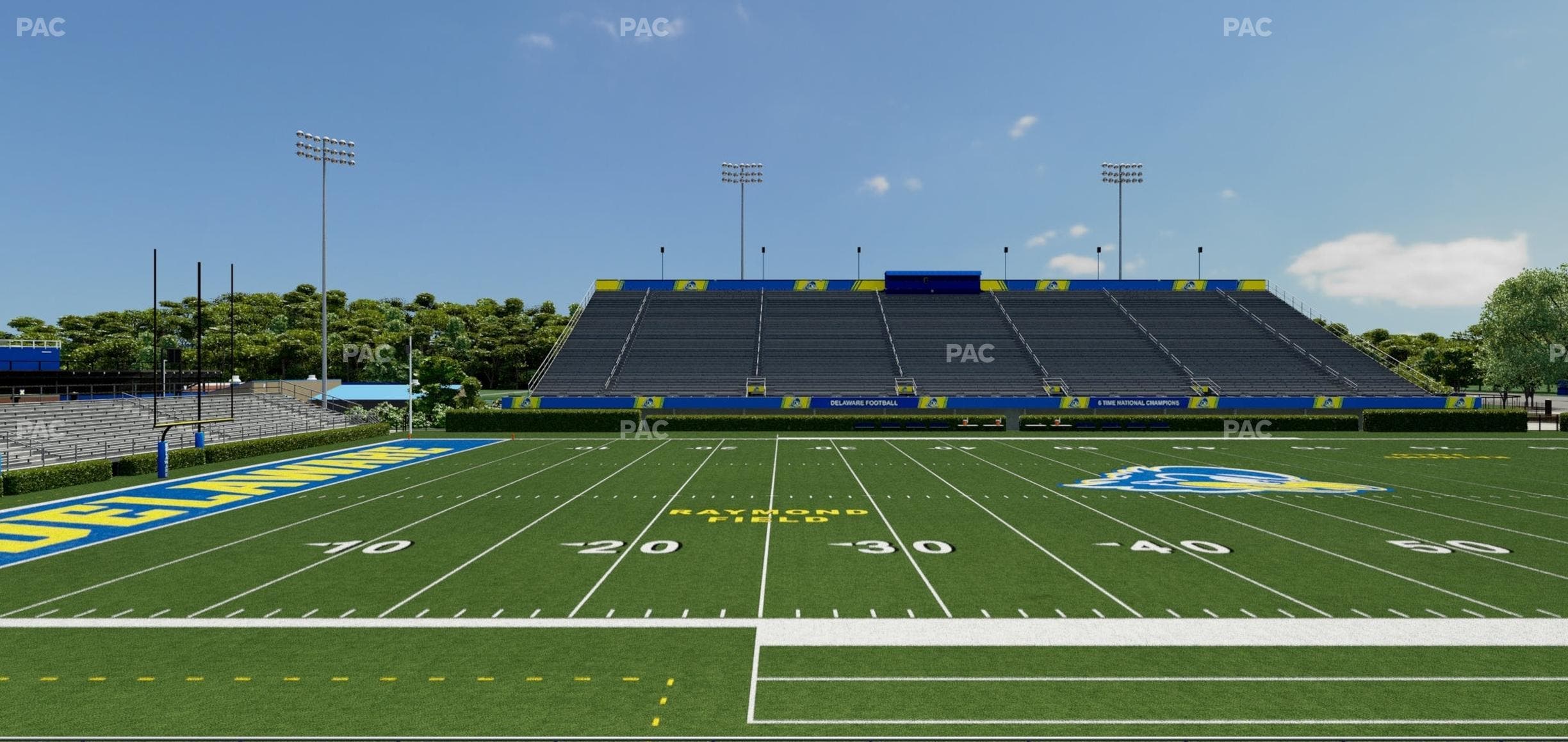 Delaware Stadium - Section Loge 108 Seat View