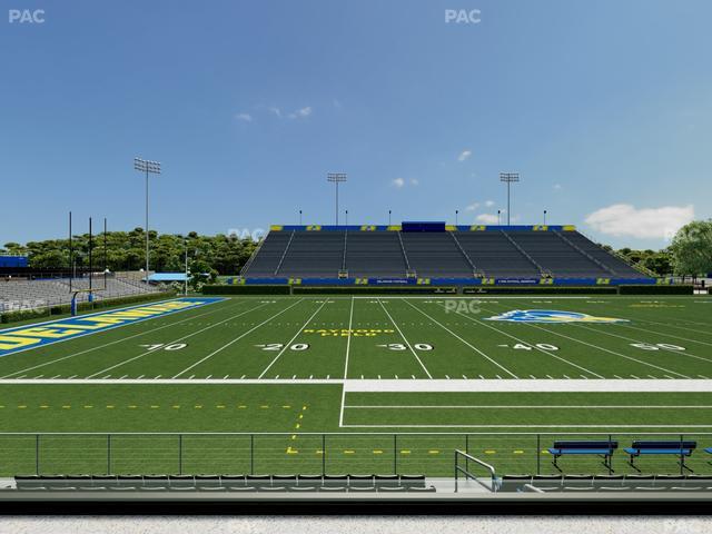Delaware Stadium - Section Loge 108 Seat View