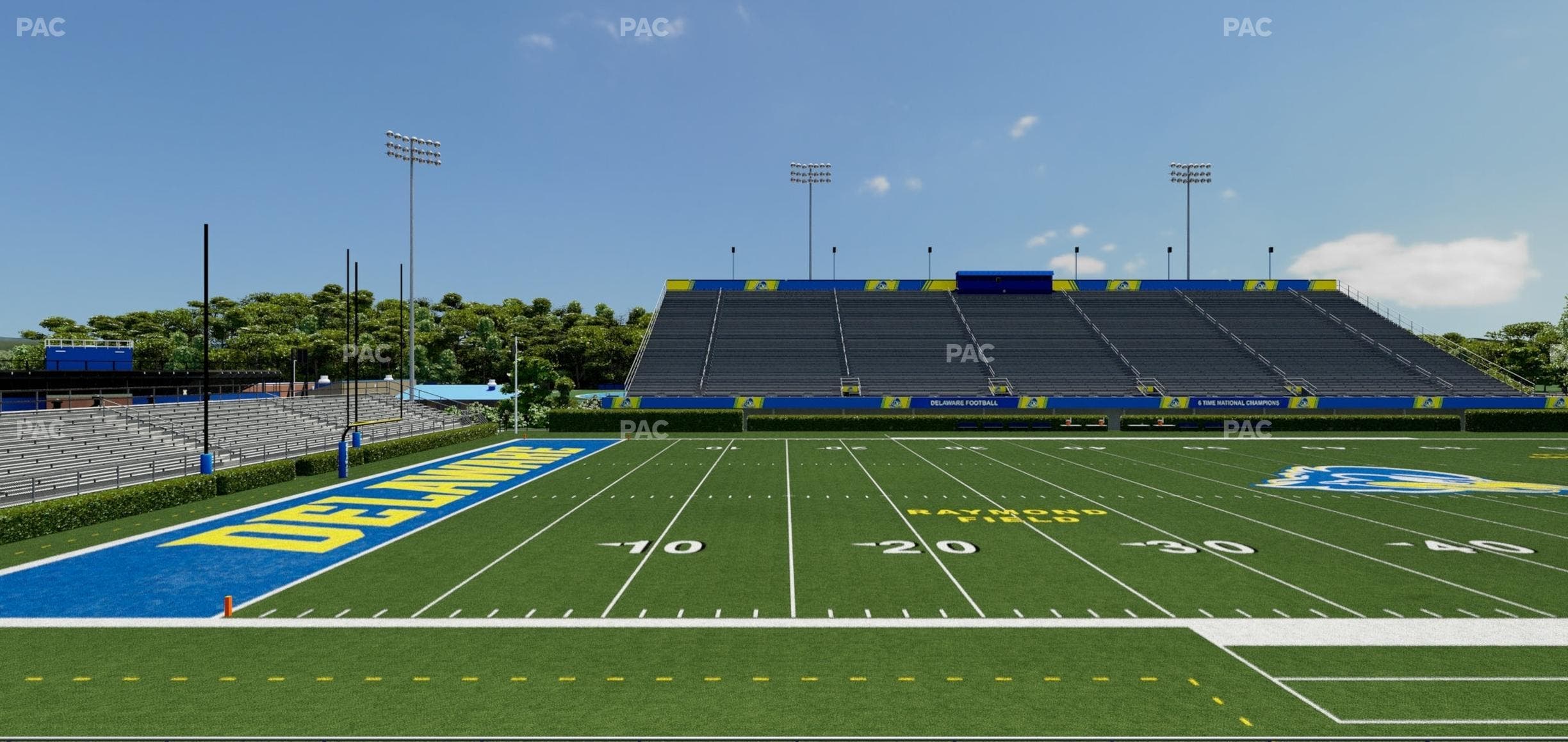 Delaware Stadium - Section Loge 109 A Seat View