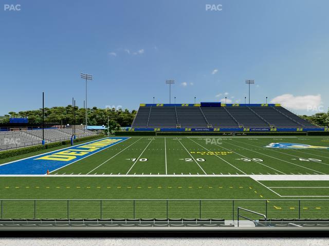 Delaware Stadium - Section Loge 109 A Seat View