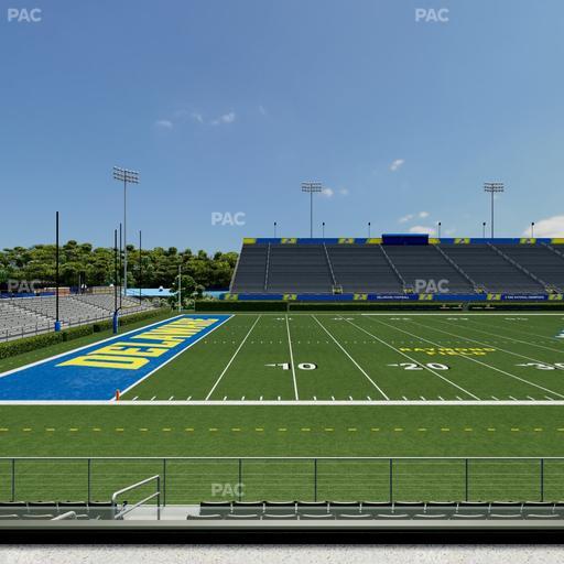 Delaware Stadium - Section Loge 109 B Seat View