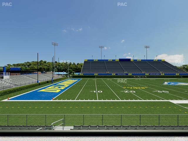 Delaware Stadium - Section Loge 109 B Seat View