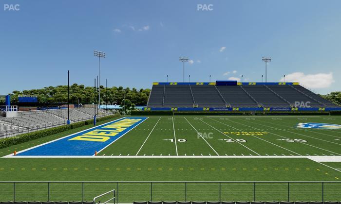 Delaware Stadium - Section Loge 109 B Seat View