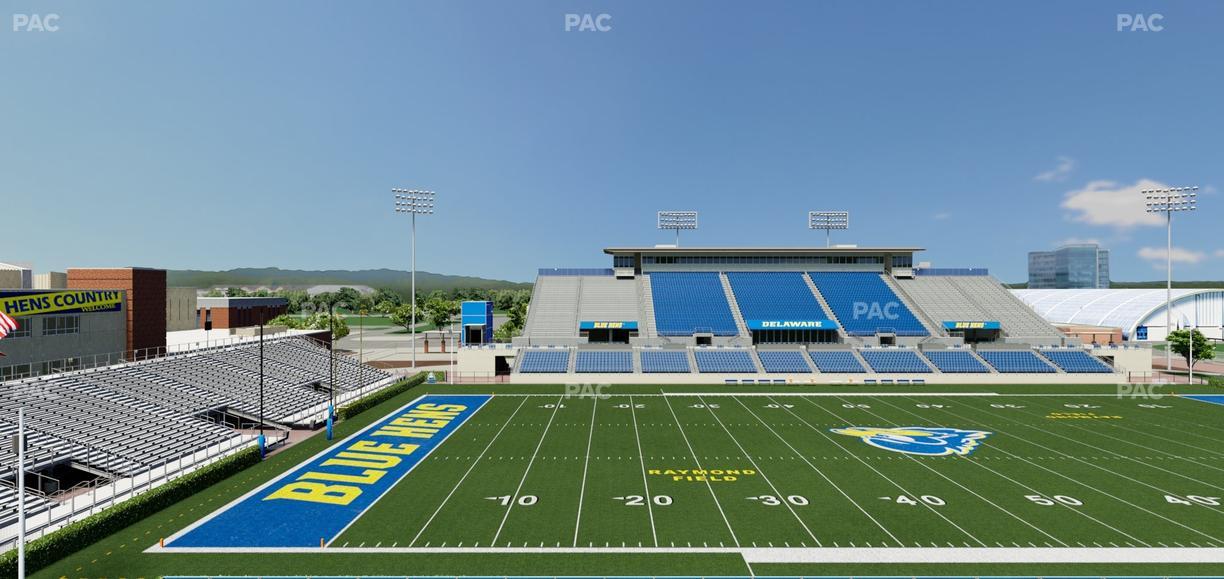 Delaware Stadium - Section M Seat View