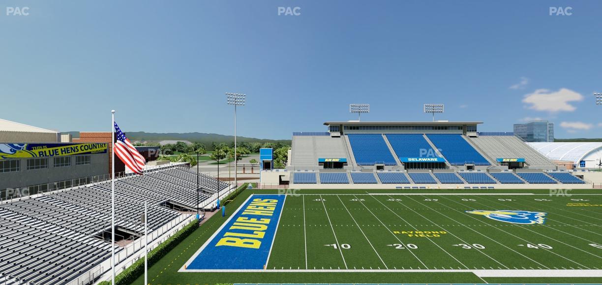 Delaware Stadium - Section N Seat View