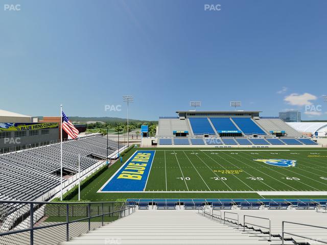 Delaware Stadium - Section N Seat View