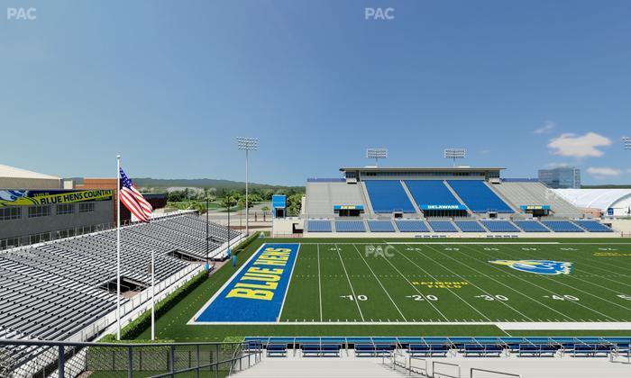 Delaware Stadium - Section N Seat View