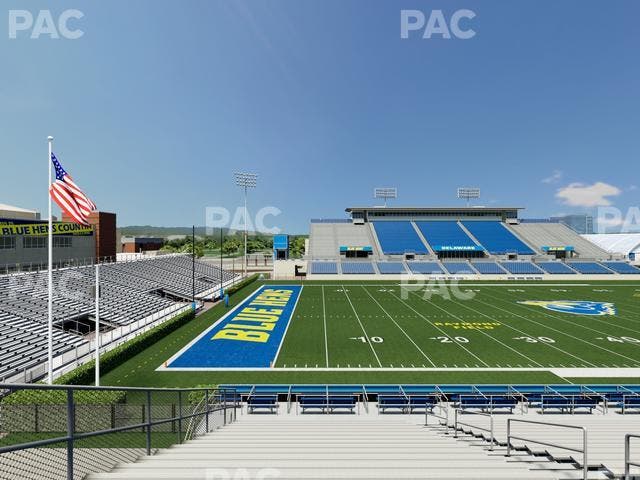 Delaware Stadium - Section N Seat View