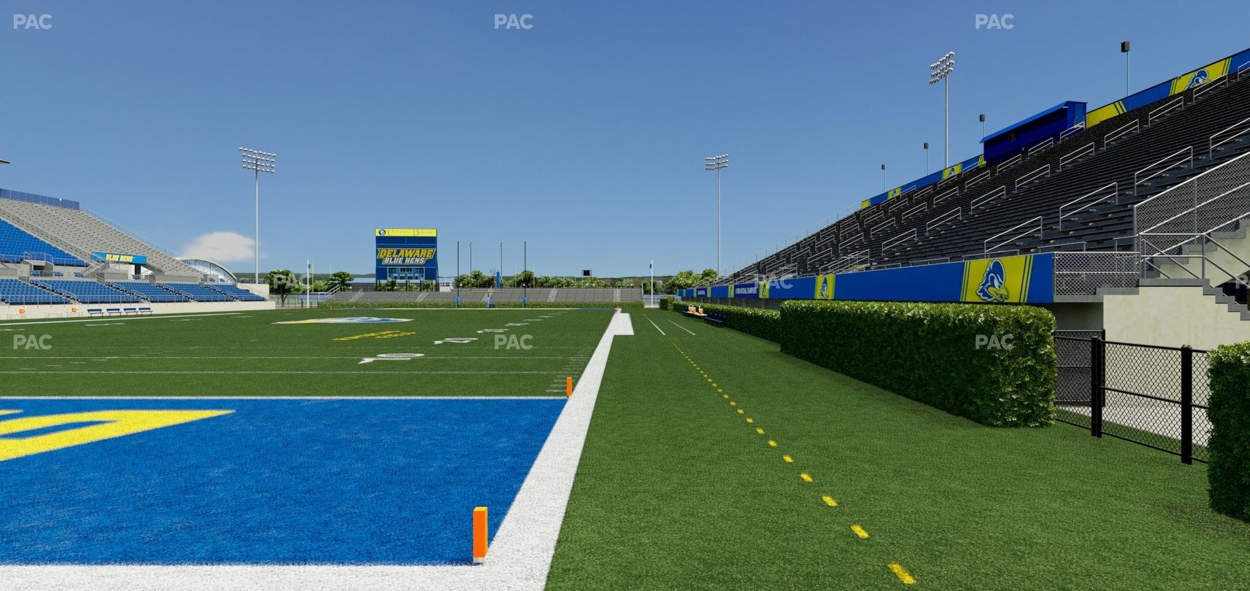 Delaware Stadium - Section South Ada 1 Seat View