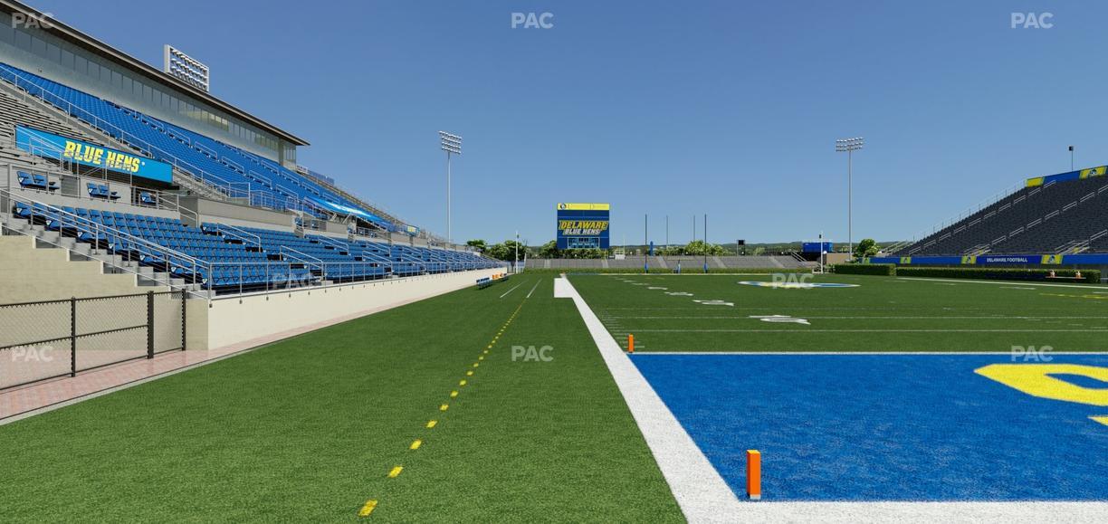 Delaware Stadium - Section South Ada 2 Seat View