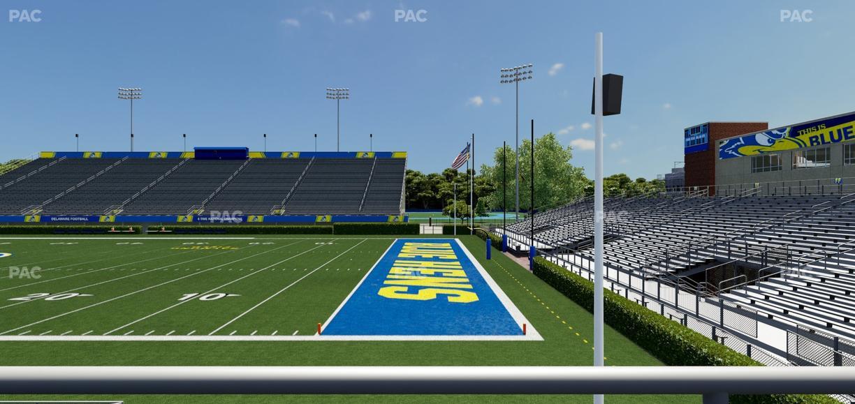 Delaware Stadium - Section West Ada 1 Seat View