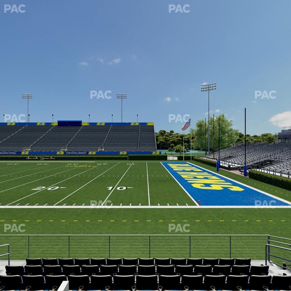 Delaware Stadium - Section West Ada 2 Seat View