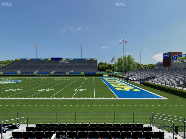 Delaware Stadium - Section West Ada 2 Seat View