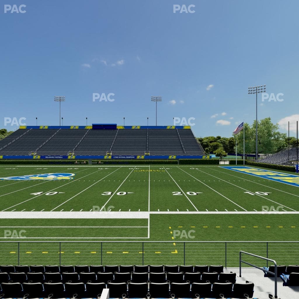 Delaware Stadium - Section West Ada 3 Seat View