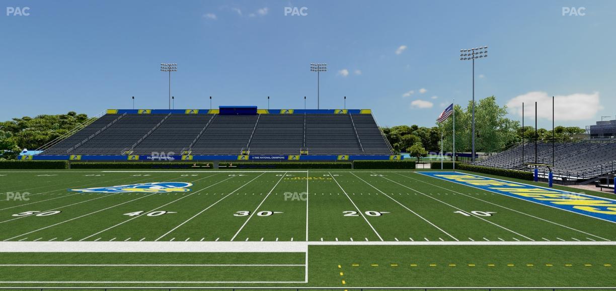 Delaware Stadium - Section West Ada 3 Seat View