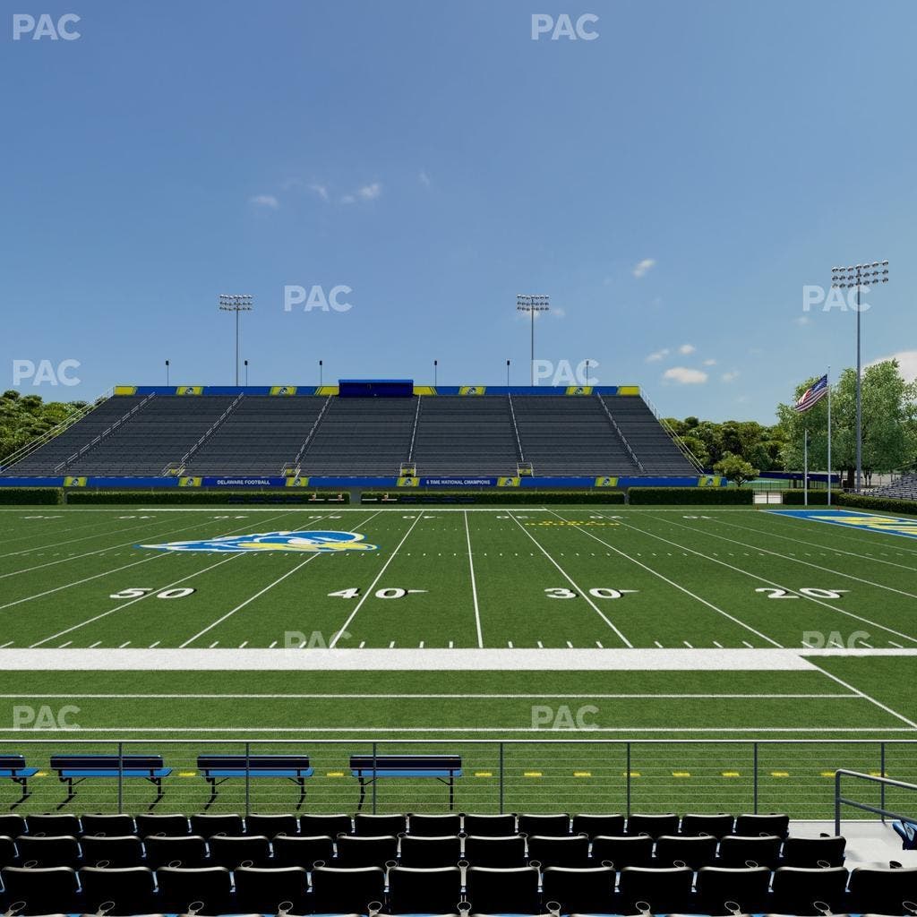 Delaware Stadium - Section West Ada 4 Seat View