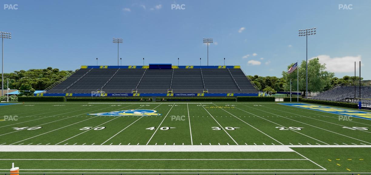 Delaware Stadium - Section West Ada 4 Seat View
