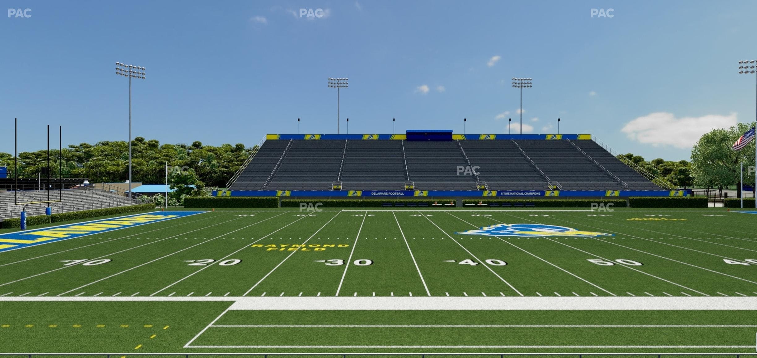 Delaware Stadium - Section West Ada 5 Seat View