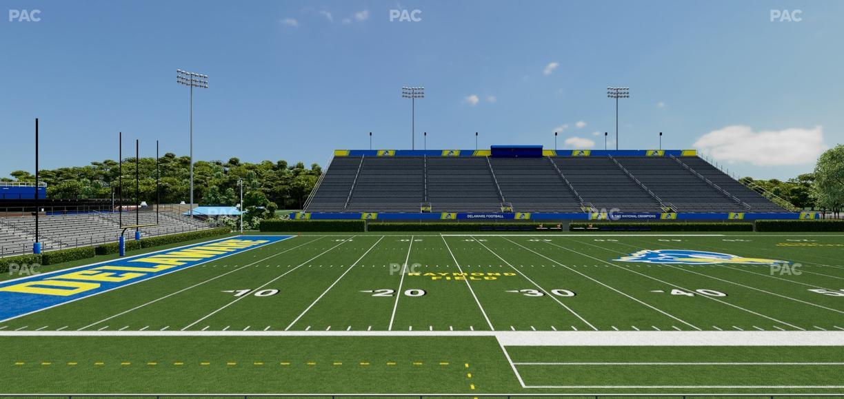 Delaware Stadium - Section West Ada 6 Seat View