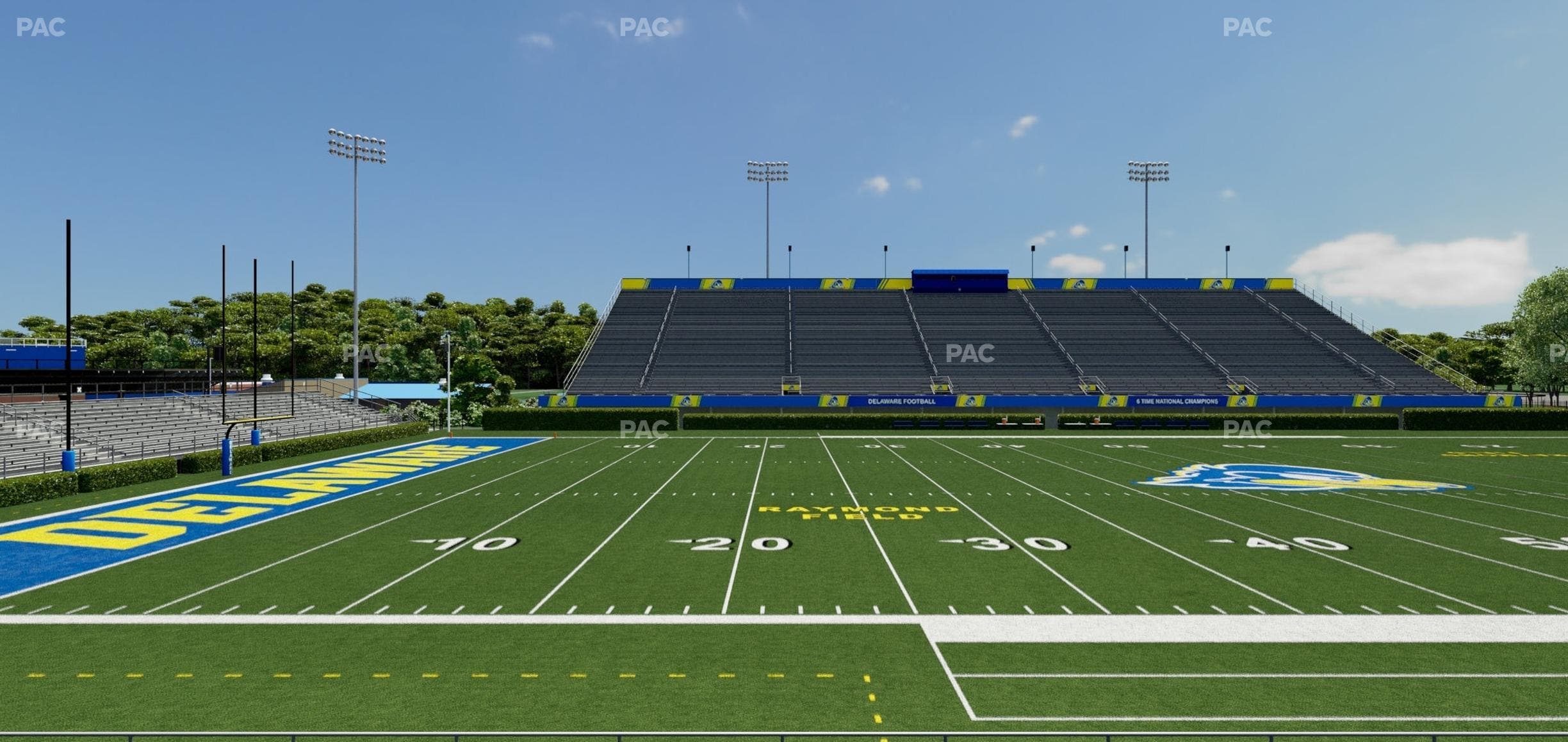 Delaware Stadium - Section West Ada 6 Seat View