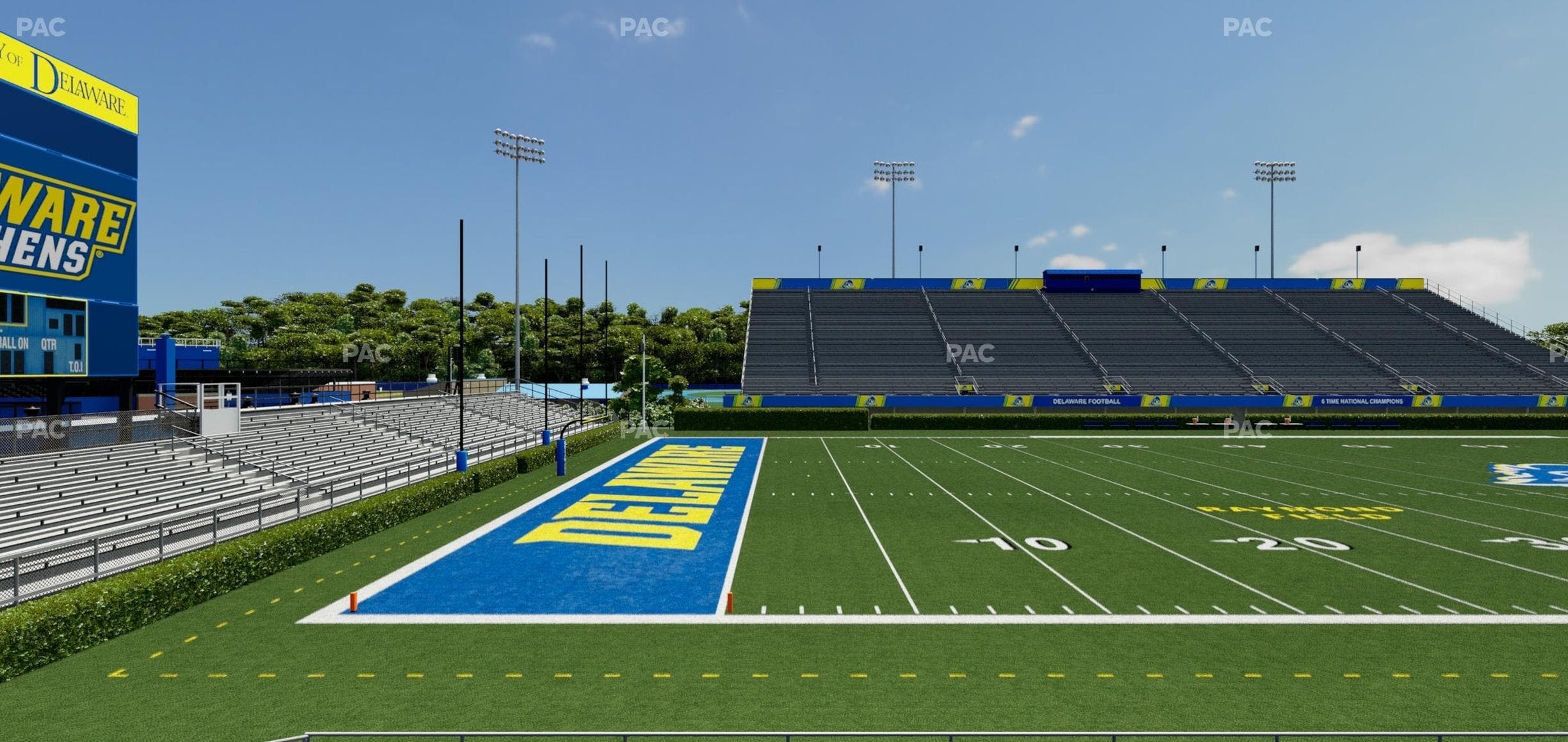 Delaware Stadium - Section West Ada 7 Seat View