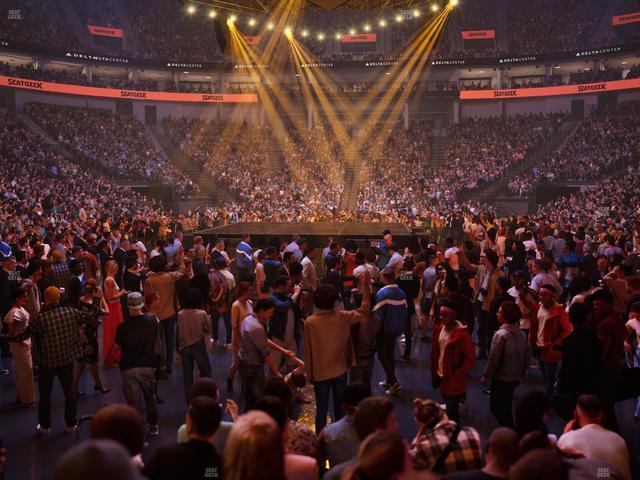 Delta Center - Section 1 Seat View