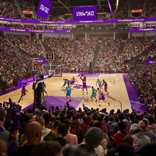 Delta Center - Section 1 Seat View