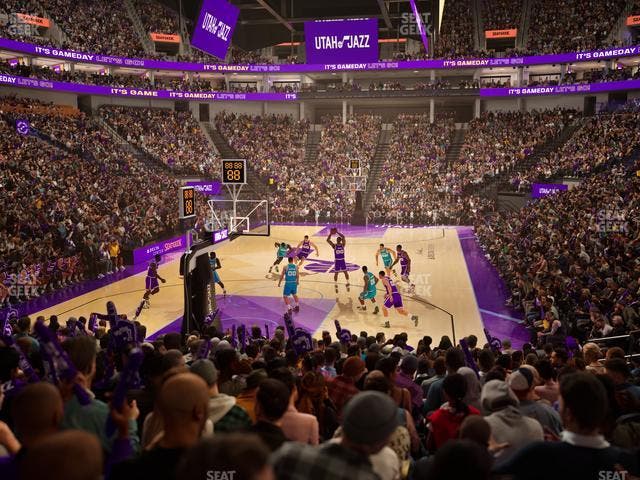 Delta Center - Section 1 Seat View