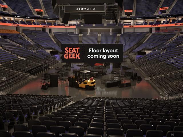 Delta Center - Section 1 Seat View