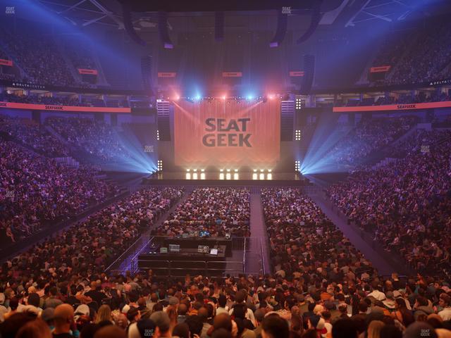 Delta Center - Section 1 Seat View