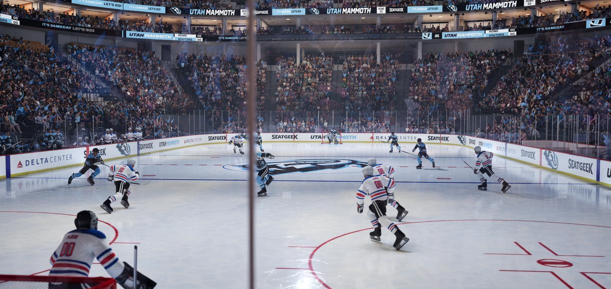 Delta Center - Section 1 Seat View