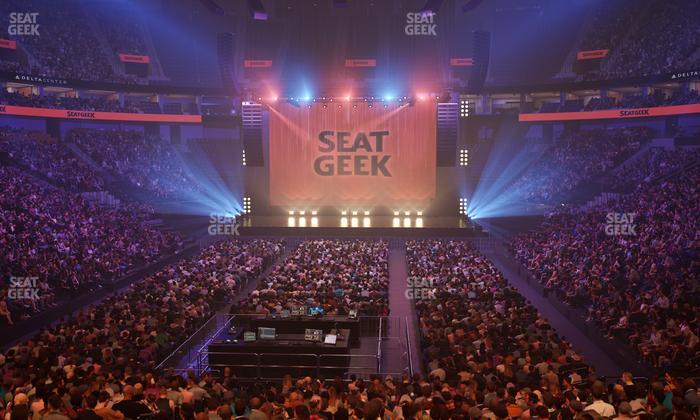 Delta Center - Section 1 Seat View