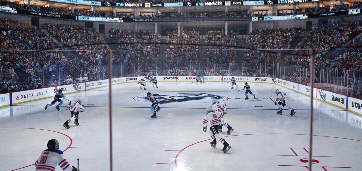 Delta Center - Section 1 Seat View