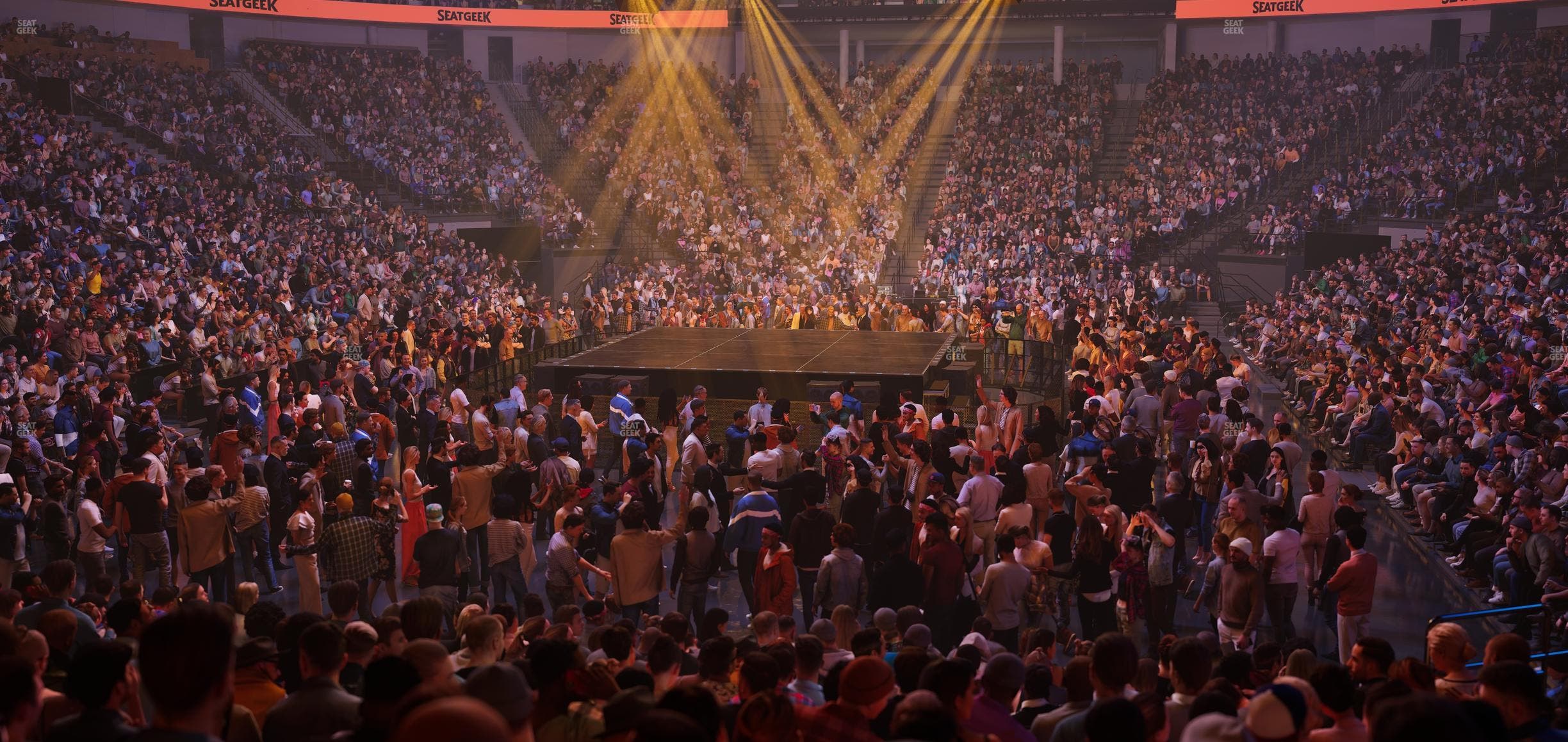 Delta Center - Section 1 Seat View