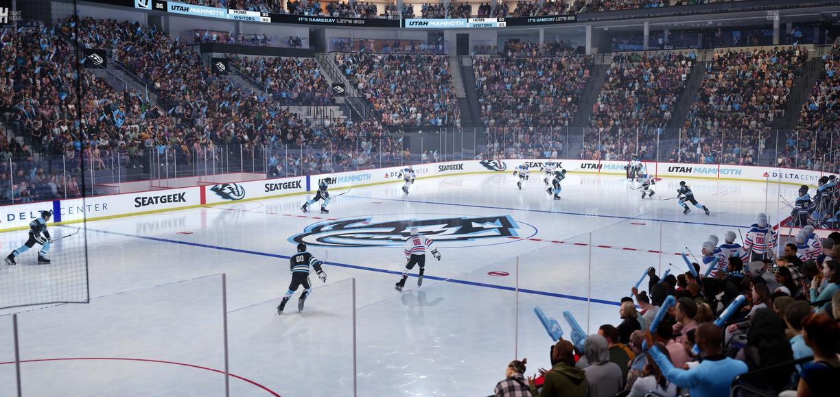 Delta Center - Section 10 Seat View