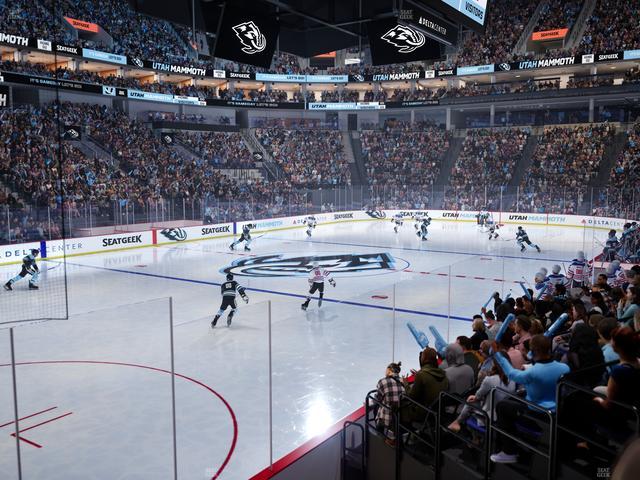 Delta Center - Section 10 Seat View