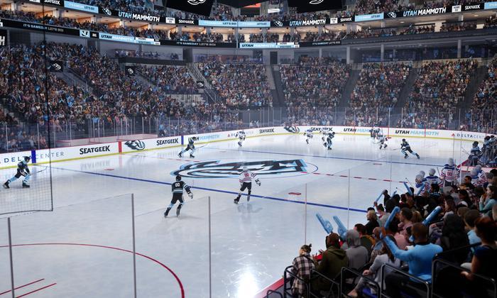 Delta Center - Section 10 Seat View