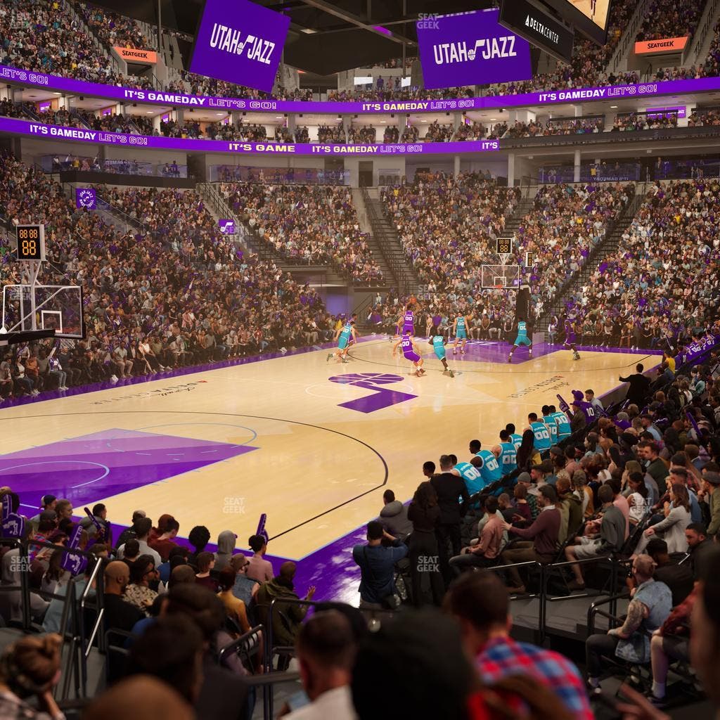 Delta Center - Section 10 Seat View