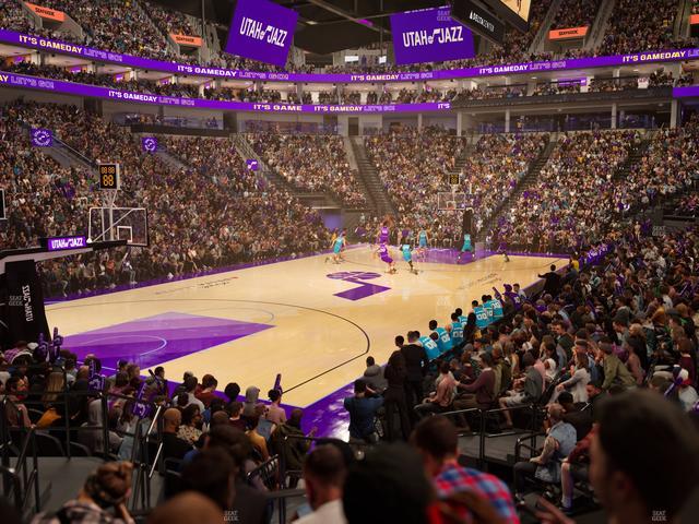 Delta Center - Section 10 Seat View Delta Center - Section 10 Seat View