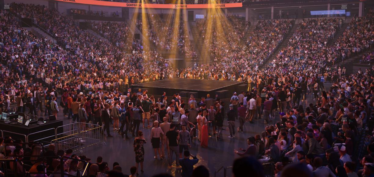 Delta Center - Section 10 Seat View