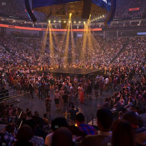 Delta Center - Section 10 Seat View