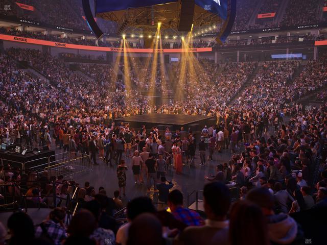 Delta Center - Section 10 Seat View
