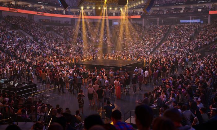 Delta Center - Section 10 Seat View