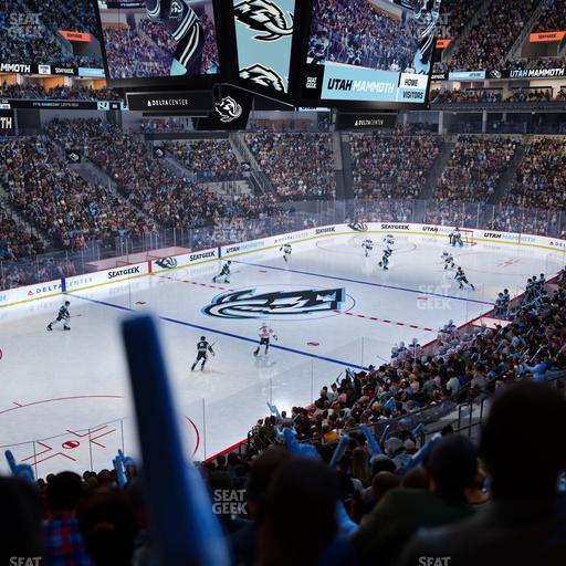 Delta Center - Section 10 Seat View