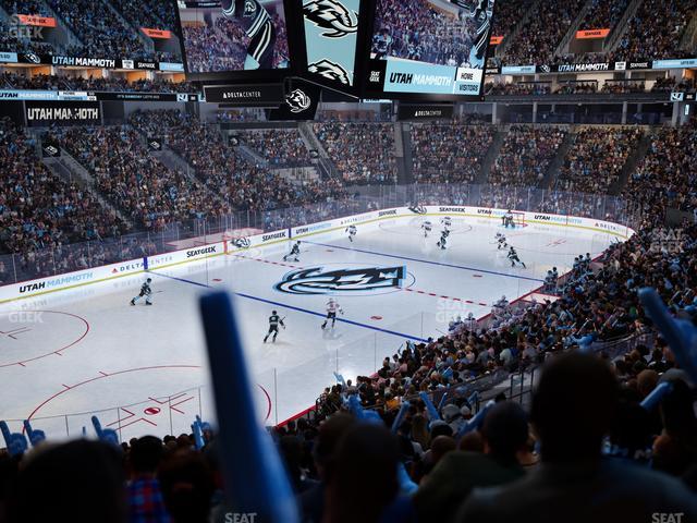 Delta Center - Section 10 Seat View