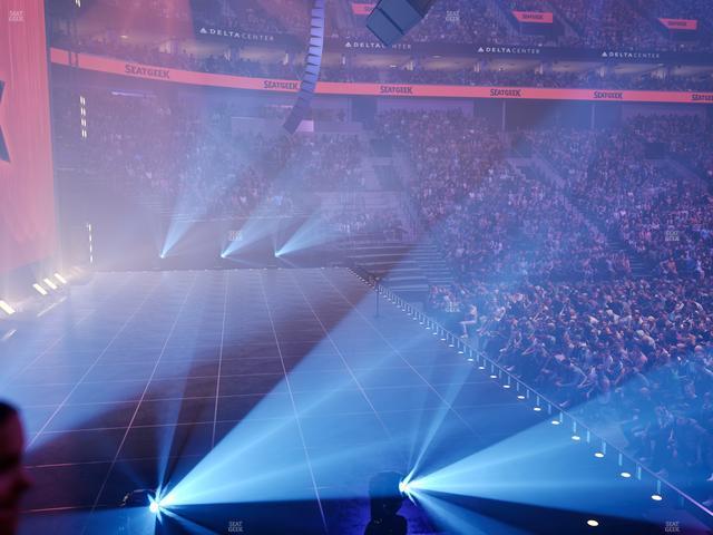 Delta Center - Section 10 Seat View